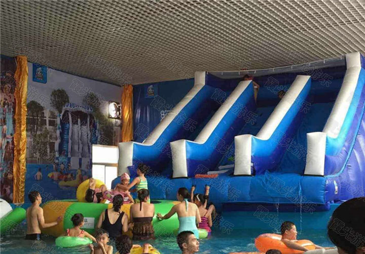 沧州滑梯充气泳池定制生产