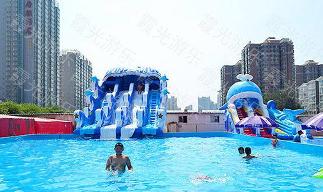 沧州大型充气泳池
